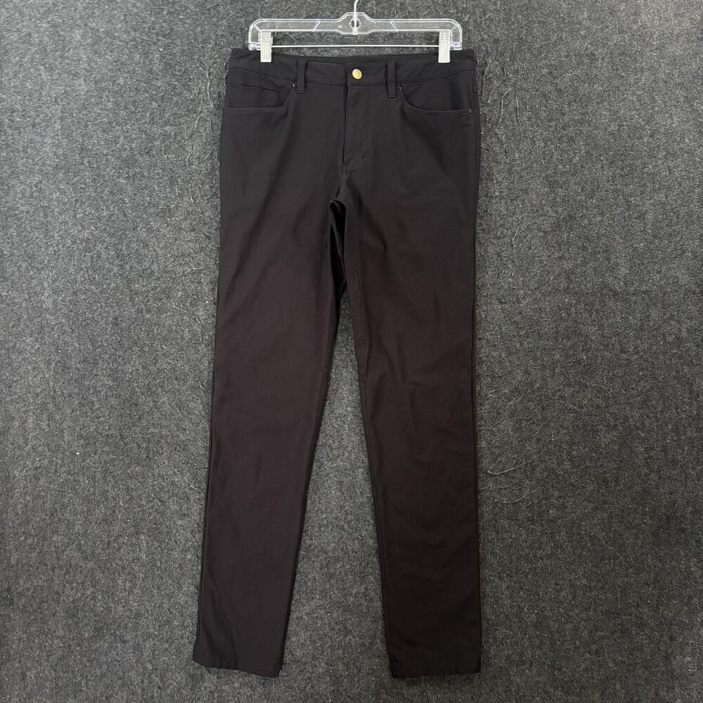 Lululemon ABC Slim Fit Pants Men's 30 Black Performance Stretch Tapered